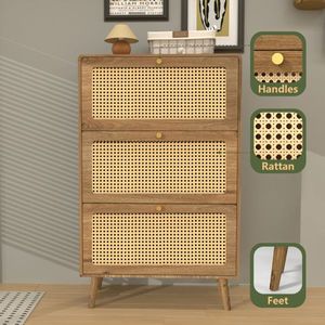 Organizzatore per Scarpe Comfy Living, Scarpiera in Legno da Appendere alla Porta, Portascarpe Premium per Uso Interno - Product Image 1