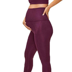 Leggings de yoga et de grossesse taille haute pour femme, sans couture, doux, pour la gym et l'entraînement - Product Image 5
