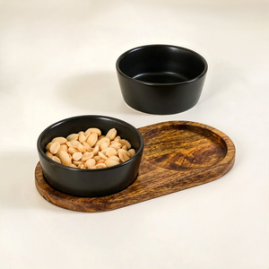 Juego de Tazones Negros Modernos para Aperitivos, Tazones Redondos Minimalistas para Servir Nueces, Aperitivos y Salsas, Vajilla Elegante para la Mesa de Cocina, Decoración del Hogar - Product Image 4