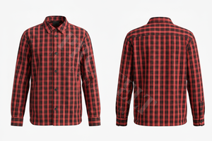 Camisa a Cuadros de Alta Calidad al por Mayor, Camisa Casual de Algodón con Diseño Clásico a Cuadros, Ropa de Trabajo, Camisa de Vestir para Oficina y Negocios - Product Image 6