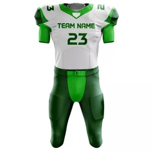 Custom Logo American Football Uniform with Printed Design Comfortable Short Sleeve Sports Wear Breathable and Low MOQ - Product Image 2