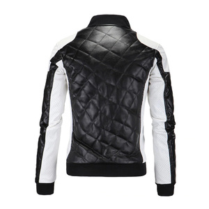 Dernier design, veste en cuir écologique pour homme, col rabattable, en peau de mouton de haute qualité, confortable, coupe-vent, manches longues - Product Image 4