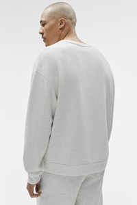 Sweat-shirt unisexe en coton de qualité supérieure à col rond, coupe oversize, vierge, décontracté, vente en gros - Product Image 2