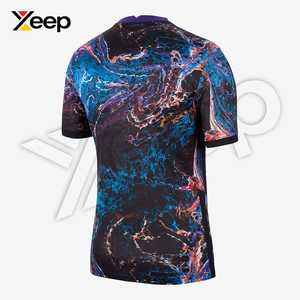 เสื้อฟุตบอลผู้ชาย XEEP รุ่นปรับแต่งได้ XC-SU-09 ระบายอากาศได้ดี แห้งเร็ว ทรงคลาสสิคเข้ารูป ผลิตจากโพลีเอสเตอร์ - Product Image 3