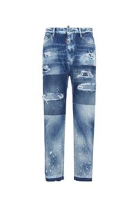Jeans rasgados lavados con ácido para hombres para uso diario y casual - Product Image 5
