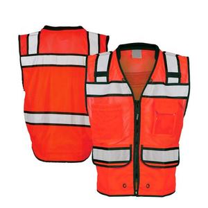 Chaleco de seguridad de alta visibilidad, parche de trabajo con bolsillo, chaleco reflectante Protector de seguridad - Product Image 1