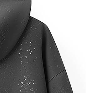 Meilleure Vente : Sweat à Capuche Femme Personnalisé avec Logo, Étiquette Privée, Hiver, Épaules Tombantes, Coupe Oversize, Écologique, en Polaire à Strass, Séchage Rapide - Product Image 4