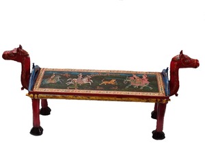 Mesa Rectangular de Madera Antigua con Cabeza de Camello, Diseño Asiático, Decoración para Sala de Estar, Mueble Duradero para el Hogar - Product Image 2