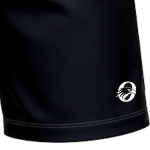 Shorts de volley-ball noirs légers, bas de tenue pour sports d'équipe, uniforme de compétition, vêtements d'entraînement avec design élégant des panneaux latéraux - Product Image 6