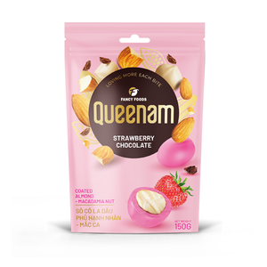 ผู้ผลิตขายส่งช็อกโกแลตดรากี OEM/ODM ฮาลาล 75 กรัม ช็อกโกแลตรสสตรอว์เบอร์รีเคลือบอัลมอนด์และแมคคาเดเมีย ขนมขบเคี้ยวจากซัพพลายเออร์ - Product Image 2