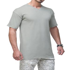 Nueva Camiseta de Verano para Hombre, Jersey Sólido, Oversize, Ecológica, 100% Algodón, Personalizada con Estampado, Color Personalizado, Cuello en V, Informal - Product Image 6