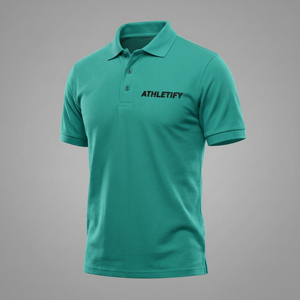 Chemise en coton pour homme, logo personnalisé sur le devant, manches courtes, respirante, piqué, chemise de golf, tenue de travail décontractée, uniforme d'équipe - Product Image 1