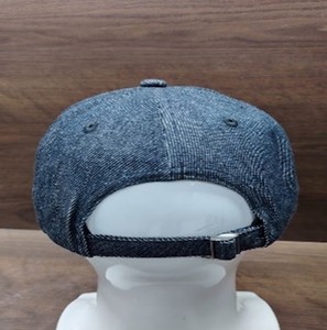 Casquette de baseball en jean non lavé, ajustable, non structurée, avec fermeture snapback, décontractée, unisexe, protection solaire pour l'extérieur - Product Image 1