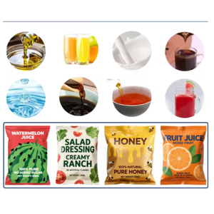 Machine d'emballage verticale entièrement automatique pour sachets de liquides, pâtes, confitures, lait, ketchup et eau minérale - Product Image 5