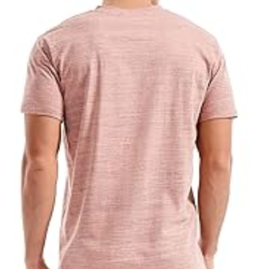 เสื้อยืดคอวีสำหรับผู้ชาย เสื้อยืดแขนสั้นแบบสวมใส่สบายมีสไตล์สำหรับสวมใส่ในชีวิตประจำวัน - Product Image 3