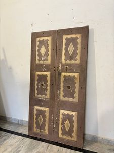 Paneles de Puerta de Madera Maciza Antiguos con Marco Tallado a Mano, Ecológicos, para Dormitorio, Sala de Estar, Muebles para el Hogar - Product Image 3