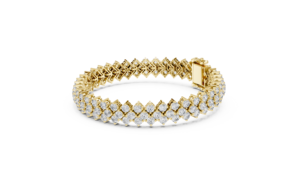 Pulsera de tenis solitaria redonda Duet Radiance - Product Image 1