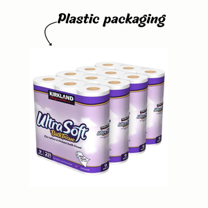 Empaque de Plástico Personalizado OEM ODM para Papel Higiénico Hecho en Fábrica de PE a Precio Competitivo - Product Image 1