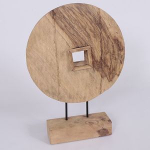 Centro de mesa decorativo de madera con forma de hoja, fabricado por OEM, para exhibición y una hermosa presentación de decoración del hogar. - Product Image 5