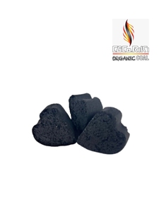Coco Riki Heart Shape Coconut Shell BBQ Charcoal Briquettes 7000-8000kcal/kg Premium Low Ash Long <b>Burning</b> Indonesia - Product Image 1