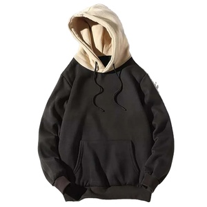 Sweats à capuche et sweat-shirts pour hommes de qualité supérieure Sweats à capuche classiques de couleur bicolore avec cordon de serrage Boxy Fit Causal Hoodies en meilleure vente - Product Image 5
