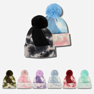 Nouveau bonnet unisexe tie-dye de style européen et américain, idéal pour l'extérieur, le streetwear et le hip-hop, personnalisable avec logo exclusif - Product Image 5