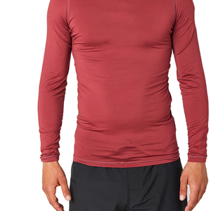 Superior Quality Tight Fitted <b>Compression</b> <b>Shirts</b> <b>For</b> <b>Men</b> High Durable Long Term Use O-Neck Rash Guard <b>For</b> Outdoor Clothing - Product Image 5