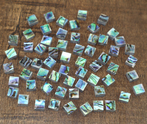 Cabujón de Concha de Abulón Natural, Gema de Forma Cuadrada de 6mm, Piedra Suelta para Fabricación de Joyas, Suministro al por Mayor a Granel desde India - Product Image 4