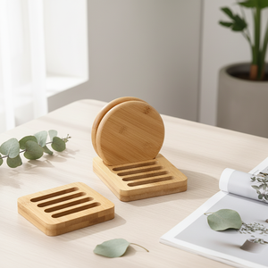 Black <b>Walnut</b> Solid Wood Coaster Japanese Style Desktop Nordic Simple <b>Coffee</b> Mat Household Wooden Mug Dining <b>Table</b> Heat Pad - Product Image 4