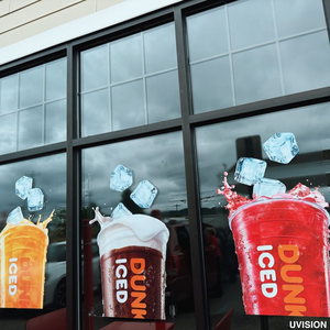 Vinilo Transparente Personalizado con Impresión UV para Ventanas, Adhesivo Decorativo para Vidrio - Product Image 4