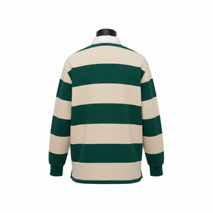 เสื้อรักบี้ผ้าฝ้ายฟลีซเนื้อหนา 330GSM แขนยาว ระบายอากาศได้ดี ปักโลโก้ตามสั่ง ยูนิเซ็กซ์ ขายส่ง - Product Image 4