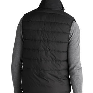 Gilet matelassé personnalisé pour homme, sans manches, de haute qualité, décontracté, épais et chaud, avec logo sur mesure - Product Image 2