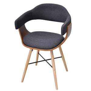 Ensemble de 2 chaises de salle à manger gris foncé - Product Image 3