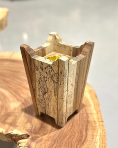 Natural Wood Incense <b>Burner</b> Holder Resin Incense Bowl Aromatherapy Diffuser Rustic Desktop Decor - Product Image 3