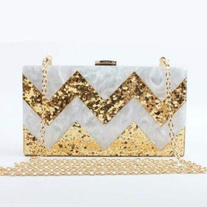 Pochette de Soirée Écologique en Résine et Cristal pour Femme – Accessoire de Mode Premium Écoresponsable - Product Image 5