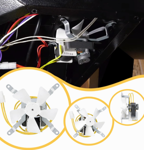 Moteur de ventilateur/souffleur à induction 3000 tr/min pour barbecue à granulés, avec construction métallique, pour grills et fumoirs Pit Boss Z - Product Image 3
