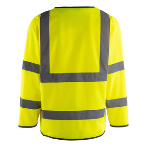 Men Workwear Waterproof High Visibility Winter Security <b>Worker</b> Vest <b>Jacket</b> Construction Safety Reflective Tape <b>Worker</b> Vest - Product Image 6