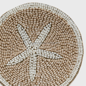 ถาดรองแก้วปักลายคลาสสิกดีไซน์อเมริกันพร้อมเม็ดลูกปัดแก้วประดับบนโต๊ะช่วยเพิ่มความคิดสร้างสรรค์ฉลองงานฝีมือ - Product Image 5