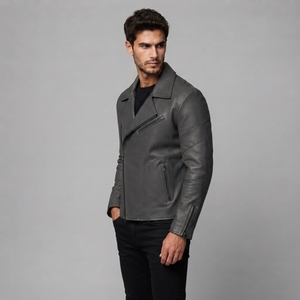Chaqueta de Cuero de Piel de Oveja de Diseño Superior 2026 para Hombre, Precio Económico al por Mayor, Chaqueta de Cuero Transpirable para Hombre con Servicio OEM - Product Image 6