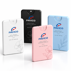 20ml Refillable Card Shape PP Pocket Perfume Sprayer Pump <b>Spray</b> Cosmetic Packaging Manufacturer in Vietnam - Product Image 1