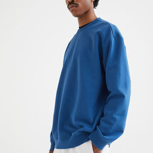 Sudadera Personalizada con Logotipo Estampado en Relieve, Sudadera Unisex de Felpa de Algodón con Cuello Redondo, Sudadera Bordada para Hombre - Product Image 2