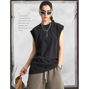 <b>Men's</b> Cotton Athletic Tank Top Custom <b>Singlet</b> <b>for</b> Gym Training Running Breathable Washed Formal <b>Singlet</b> Vest Custom Colors Sizes - Product Image 6