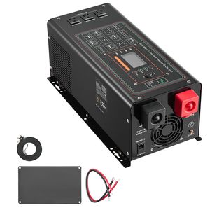 Inverter a Onda Sinusoidale Pura da 3000 Watt con Display LCD e Telecomando, da DC 24V a AC 120V, Potenza 6KW/12KW, Inverter Solare - Product Image 1