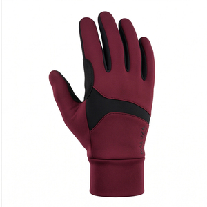 Gants de course thermiques réfléchissants unisexes, compatibles avec les écrans tactiles, coupe-vent, doublure polaire légère, pour le sport en plein air et le jogging - Product Image 1