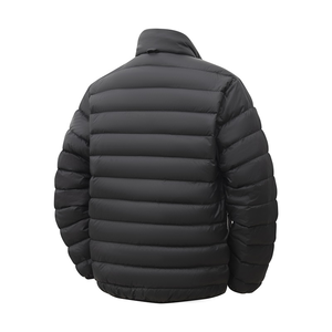 Custom <b>Men's</b> <b>Safari</b> <b>Jacket</b> Lightweight Quilted Autumn Coat Wind Resistant Stand Collar Front Logo Casual Outdoor OEM - Product Image 2
