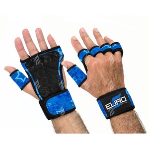 OEM Customized Half Finger Lightweight Breathable Neoprene Weight Lifting Gym Gloves with Wrist Support and Strong Grip <b>Control</b> - Product Image 1