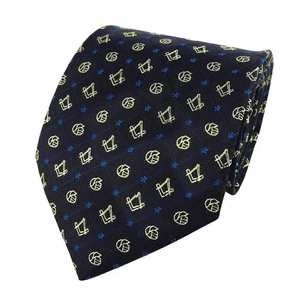 Corbata de seda con logotipo personalizado para masón maestro de la logia azul, insignia masónica, precio mayorista - Product Image 5