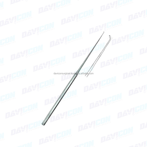Crochets d'oreille micro-évasés en acier inoxydable chirurgical de haute qualité pour ORL, SHEA, 15 cm/6 pouces, 2,0 mm, 45 degrés - Product Image 2
