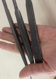 Grade 250mm D25 Acier DIY Set 3 Types Triangle Lime à main pour la fabrication de bijoux Travail du bois et de la pierre Râpes industrielles Limes - Product Image 4