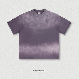 T-shirts surdimensionnés en coton lavé, style vintage, coupe ample, manches courtes, couleurs unies, t-shirts décontractés pour hommes - Product Image 2